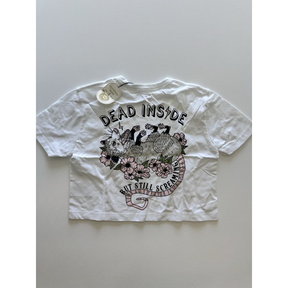 Octopied Mind Graphic T-Shirt Small Dead Inside NWT